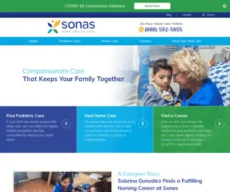 Sonashomehealth.com(Home Health Care Services in Florida) Screenshot