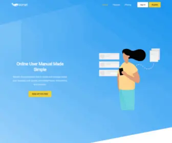 Sonat.com(Create Online User Manual) Screenshot