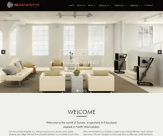 Sonatahifi.com(Hifi Boutique Equipment London) Screenshot