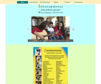 Sonatarmonia.cl(ACADEMIA SONATARMONIA) Screenshot