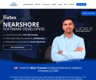 Sonataservices.com(Sonata services) Screenshot