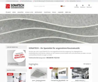 Sonatech.de(SONATECH® Akustik) Screenshot