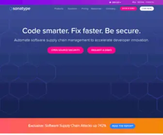 Sonatype.com(Sonatype Nexus) Screenshot