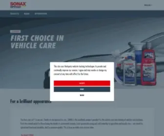 Sonax.com.eg(Car care) Screenshot