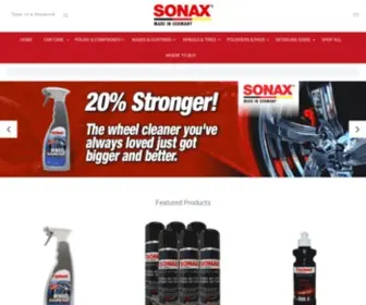 Sonaxusa.com(Sonax USA Car Care Products) Screenshot