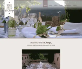 Sonberga.com(Finca Son Berga) Screenshot