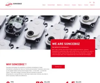 Sonceboz.com(We are Sonceboz) Screenshot
