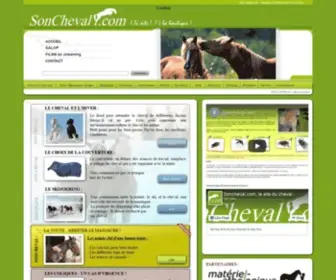 Soncheval.com(Astuces et partage de connaissance du cheval) Screenshot