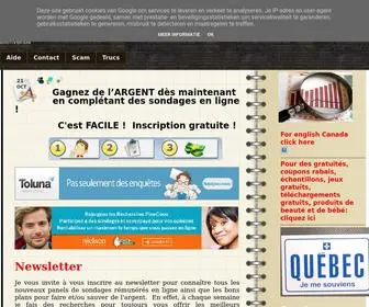 Sondagequebecois.com(Sondages Québécois) Screenshot