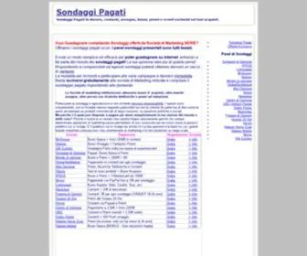 Sondaggipagati.info(Sondaggi Pagati) Screenshot