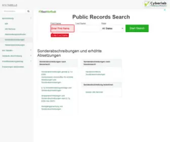 Sonderabschreibungen.de(Sonderabschreibungen nach Handels) Screenshot