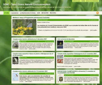 Sone.fr(Saint-Orens Nature Environnement) Screenshot