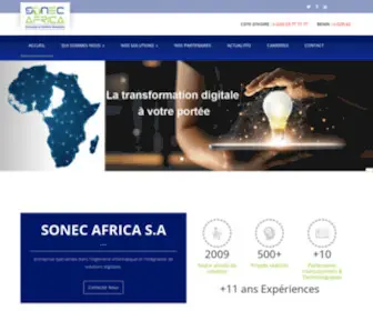 Sonecafrica.com(SONEC AFRICA) Screenshot