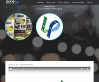 Sonelp.com(S-One Labels & Packaging) Screenshot