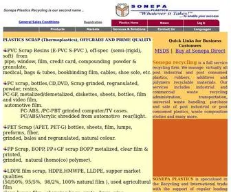 Sonepa.com(Plastic Scrap Recyclers) Screenshot