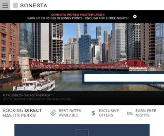 Sonesta.com(Hotels, Resorts and Cruises) Screenshot