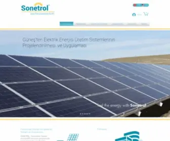 Sonetrol.com.tr(GÜNEŞ ENERJİSİ) Screenshot