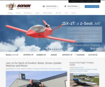 Sonex-LTD.com(The Sport Aircraft Reality Check) Screenshot