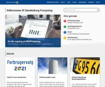 Sonfor.dk(Sønderborg Forsyning) Screenshot