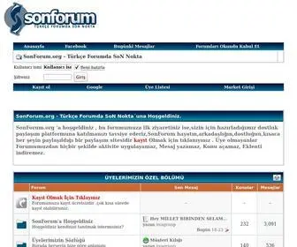 Sonforum.org(Türkçe) Screenshot