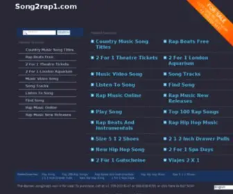 Song2Rap1.com(بهترین رسانه موزیک در ایران) Screenshot