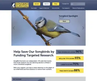 Songbird-Survival.org.uk(SongBird Survival) Screenshot