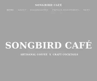 Songbirdcafela.com(Café) Screenshot