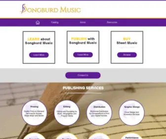 Songburdmusic.com(Songburd Music) Screenshot