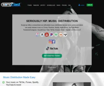 Songcastmusic.com(Sell Music Online) Screenshot