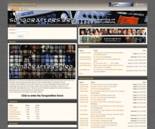 Songcrafters.org(Songcrafters) Screenshot