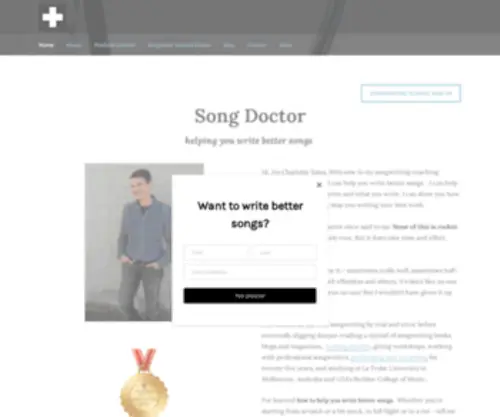 Songdoctor.co.nz(Song doctor) Screenshot