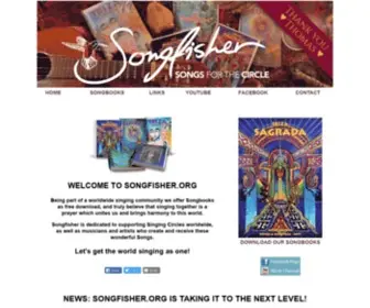 Songfisher.org(Songs for the Circle) Screenshot