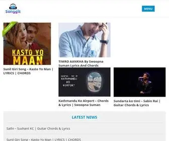 Songgit.com(A Complete Nepali Music) Screenshot
