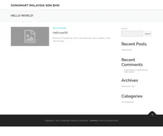 Songmartmalaysia.com(SONGMART MALAYSIA SDN BHD) Screenshot