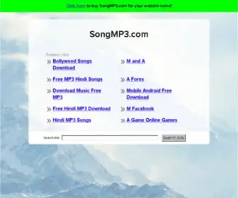 SongMP3.com(The Leading Mp3 Site on the Net) Screenshot