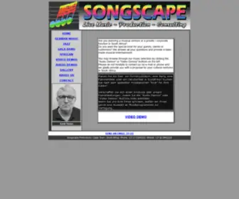 Songscape.co.za(Songscape Production Cape Town Music Theatre Entertainment) Screenshot