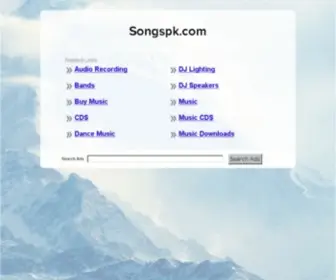 Songspk.com(The Leading Songs Site on the Net) Screenshot