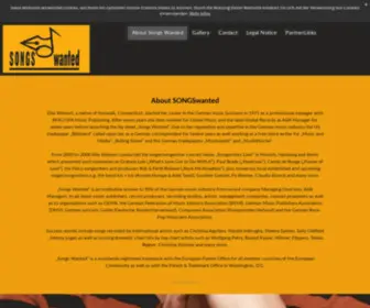 Songswanted.com(About Songs Wanted) Screenshot