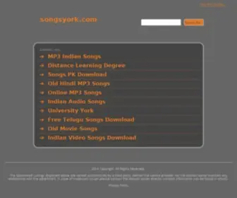 Songsyork.com(Just another WordPress site) Screenshot