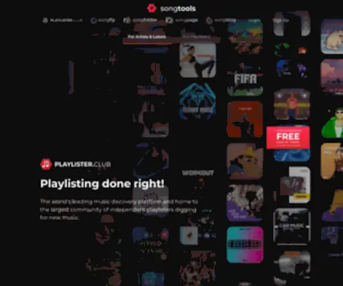 Songtools.io(Launch your music) Screenshot