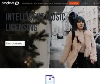 Songtradr.com(Songtradr) Screenshot