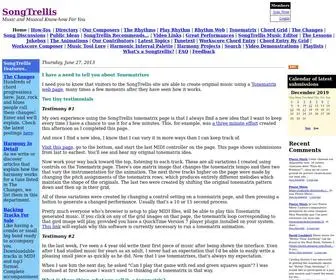 Songtrellis.com(SongTrellis) Screenshot