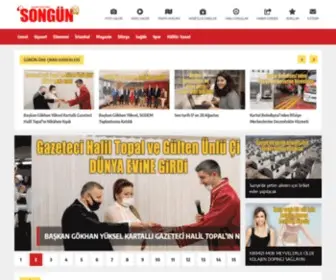 Songungazetesi.com(Songün Gazetesi) Screenshot