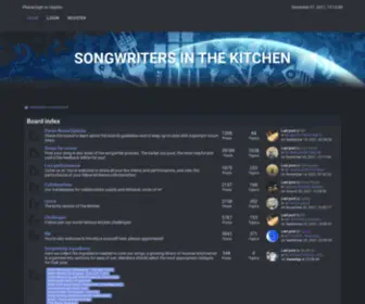 Songwriter-Forum-Kitchen.com(Songwriters in the Kitchen) Screenshot