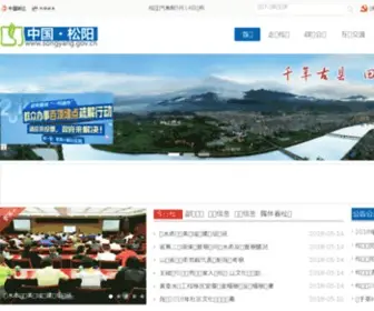 Songyang.gov.cn(黑名单页面) Screenshot