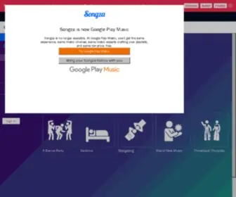 Songza.com(Google Play Muziek) Screenshot
