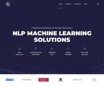 Songzcorp.com(Natural Language Machine Learning & AI Consulting) Screenshot