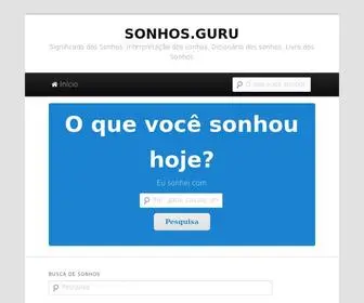 Sonhos.guru(Sonhos, Significado dos sonhos) Screenshot