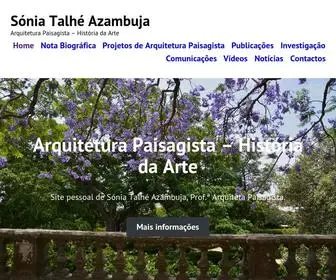 Soniaazambuja.com(Arquitetura Paisagista) Screenshot