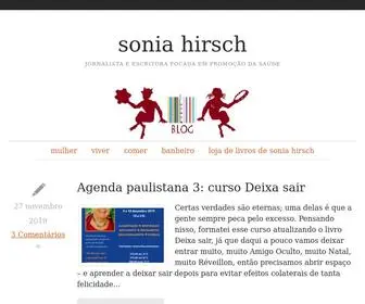Soniahirsch.com.br(Jornalista e escritora focada em promo) Screenshot
